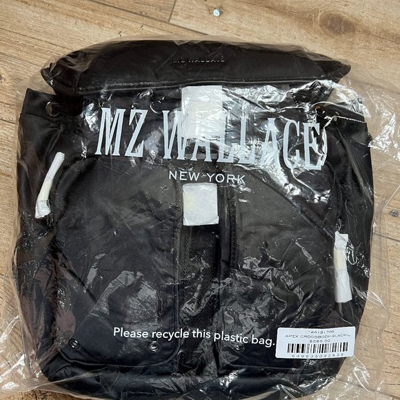 MZ Wallace Black Large Apex Crossbody - Black-Authentic $285 - Picture 8 of 9